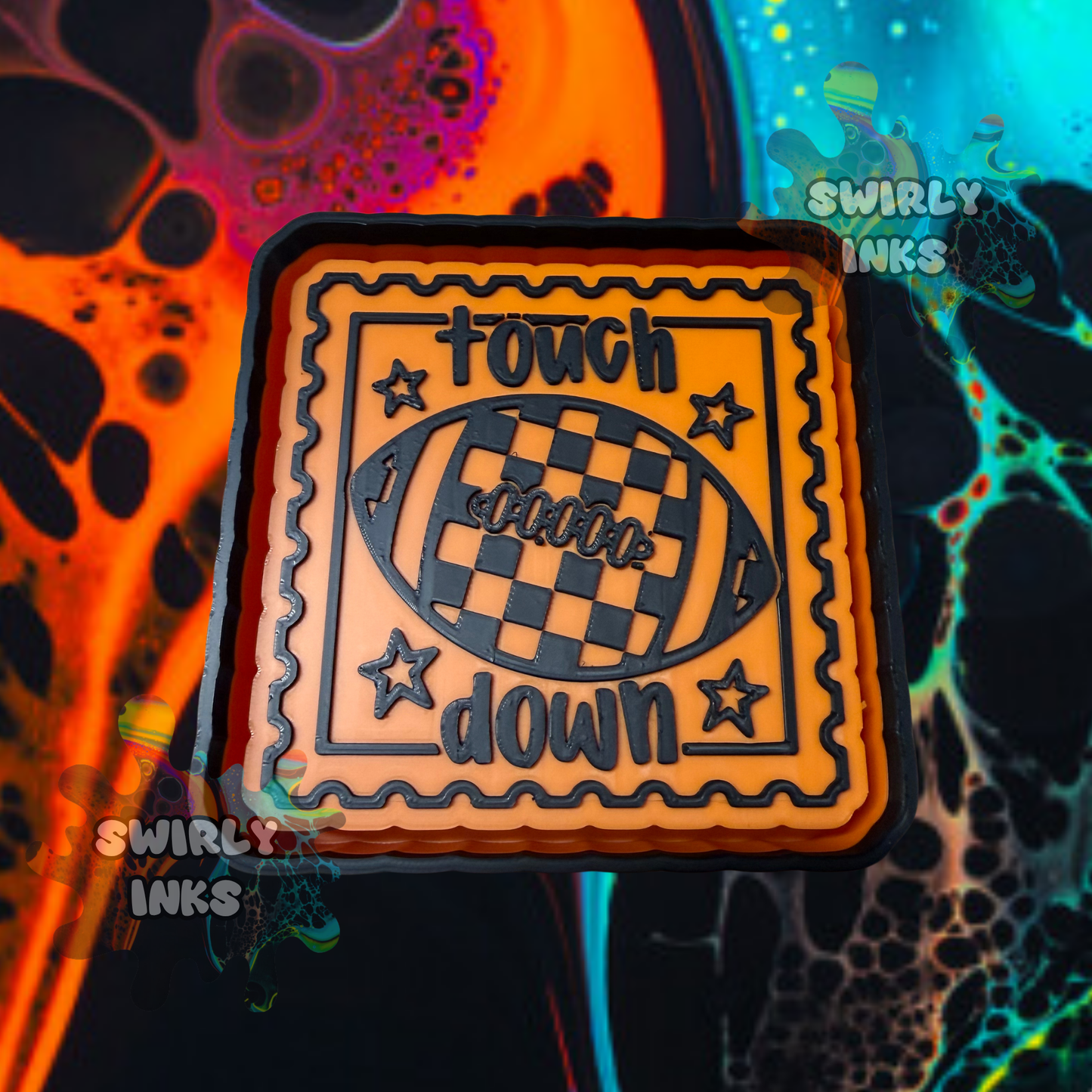 Touch Down Stamp Freshie Mold