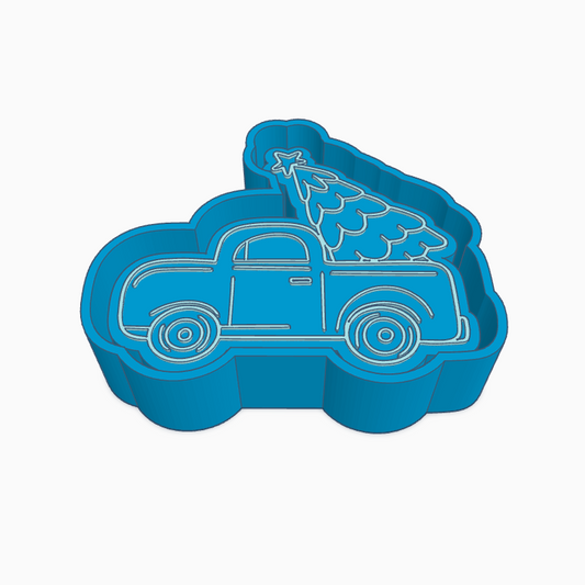 Christmas Tree in Truck Freshie Mold