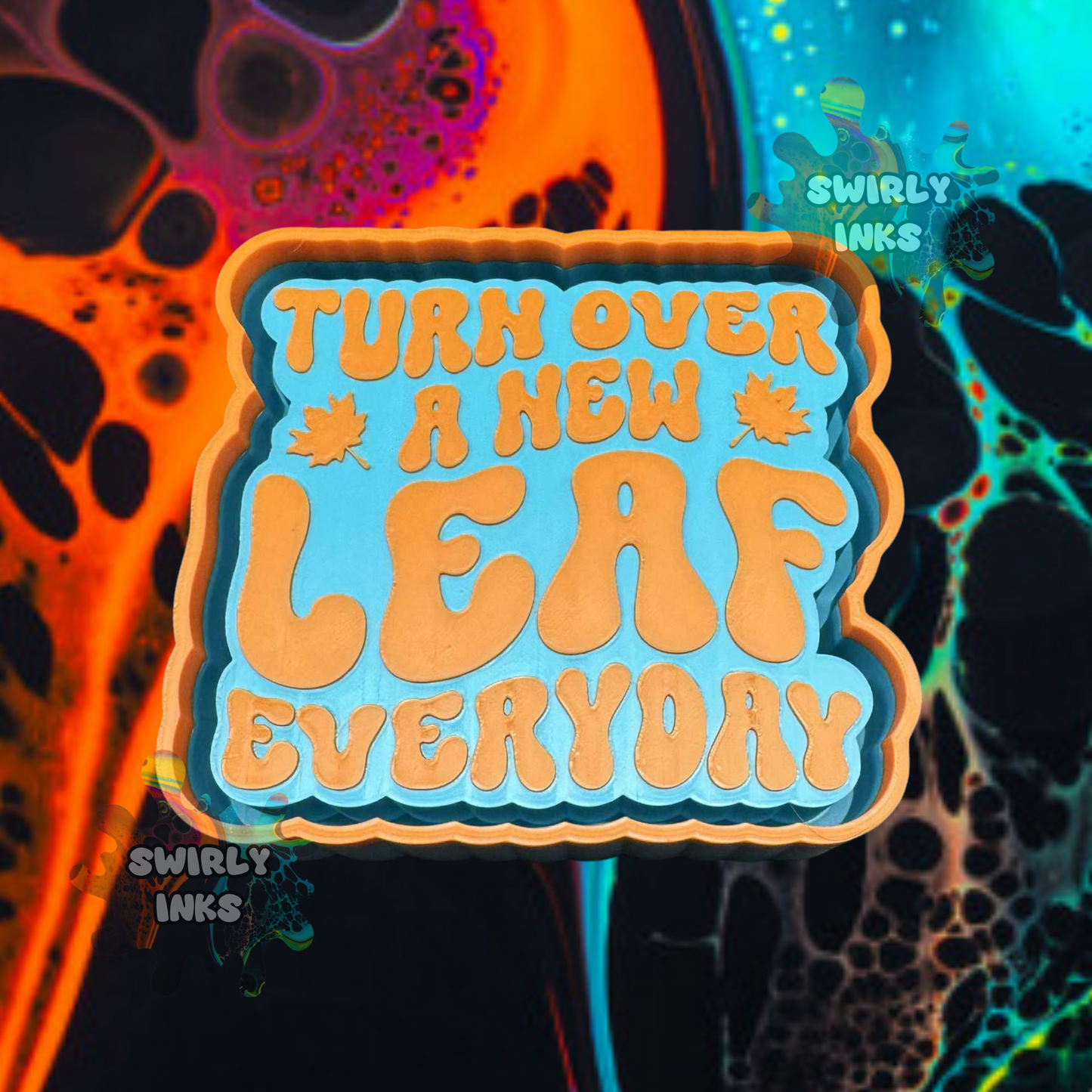 Turn Over A New Leaf Everyday Freshie Mold