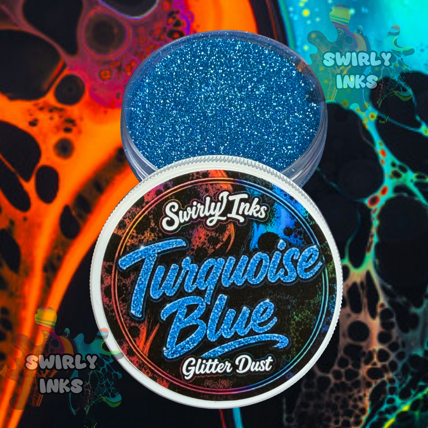Turquoise Blue Glitter Dust 1oz