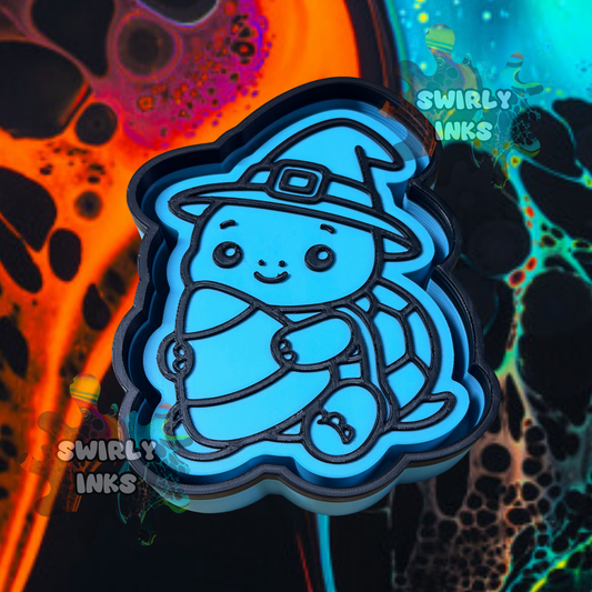 Turtle Witch Freshie Mold