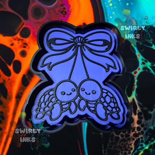 Turtles Bow Freshie Mold