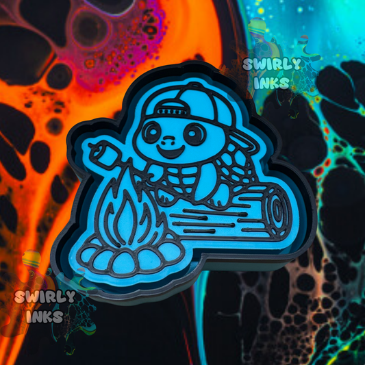 Turtle with Camp Fire Freshie Mold