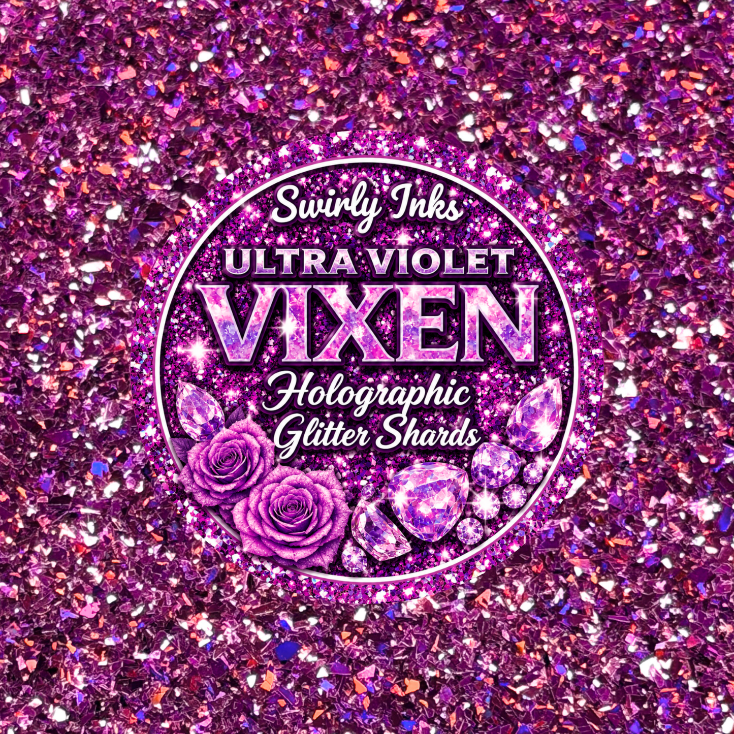 Ultra Violet Vixen Glitter Shards 1oz