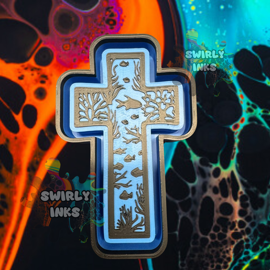 Under Sea Cross Freshie Mold