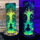 Green Fairy Tumbler - Black light Activated Ink.