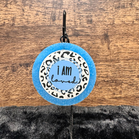Floral Fruity - I Am Loved Round Freshie