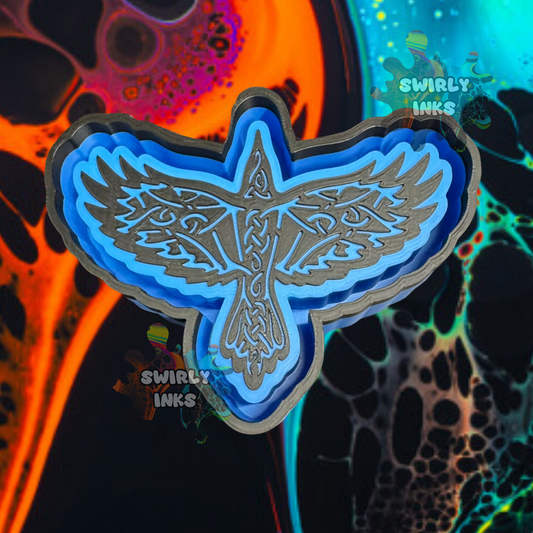 Viking Crow Freshie Mold