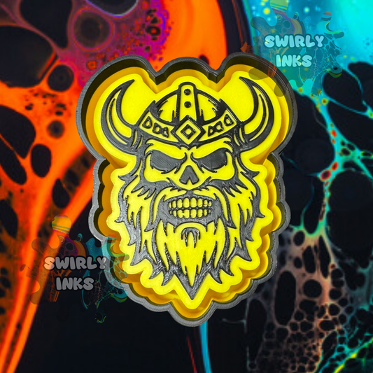 Viking Head Freshie Mold