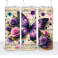Vintage Butterfly with Music Sheets