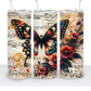 Vintage Butterfly with Music Sheets