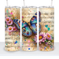 Vintage Butterfly with Music Sheets