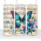 Vintage Butterfly with Music Sheets