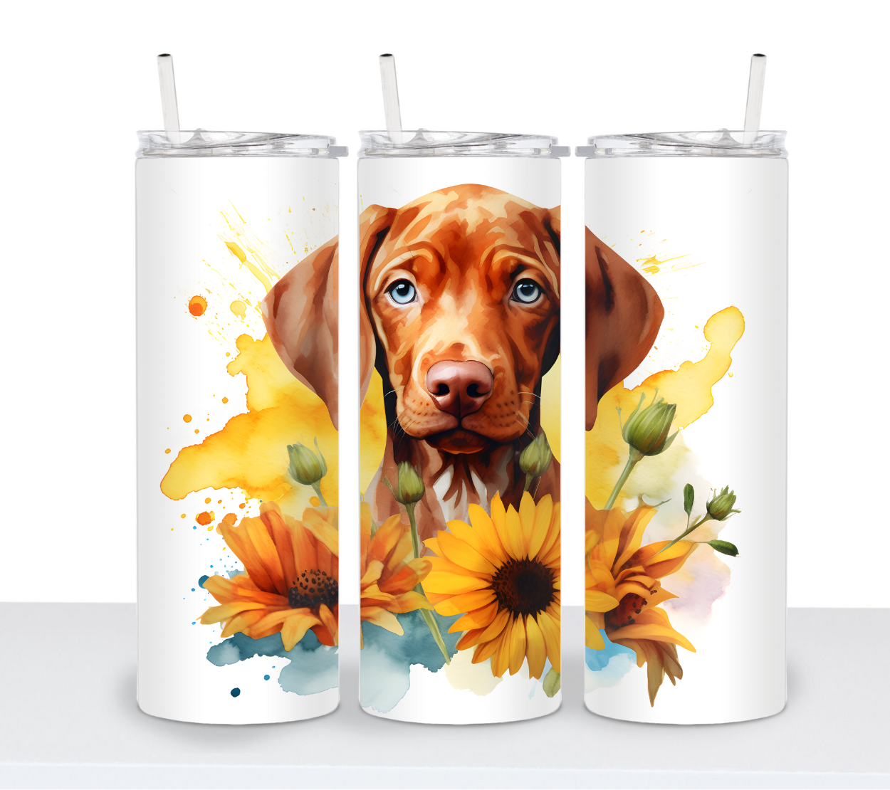 Dogs with Sunflowers Continued