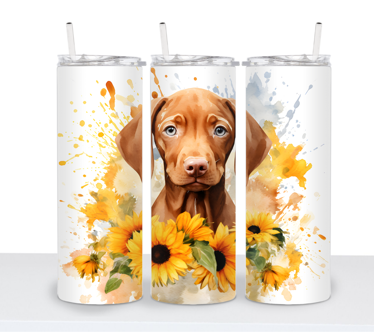 Dogs with Sunflowers Continued