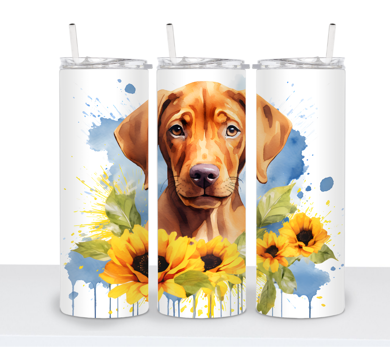 Dogs with Sunflowers Continued