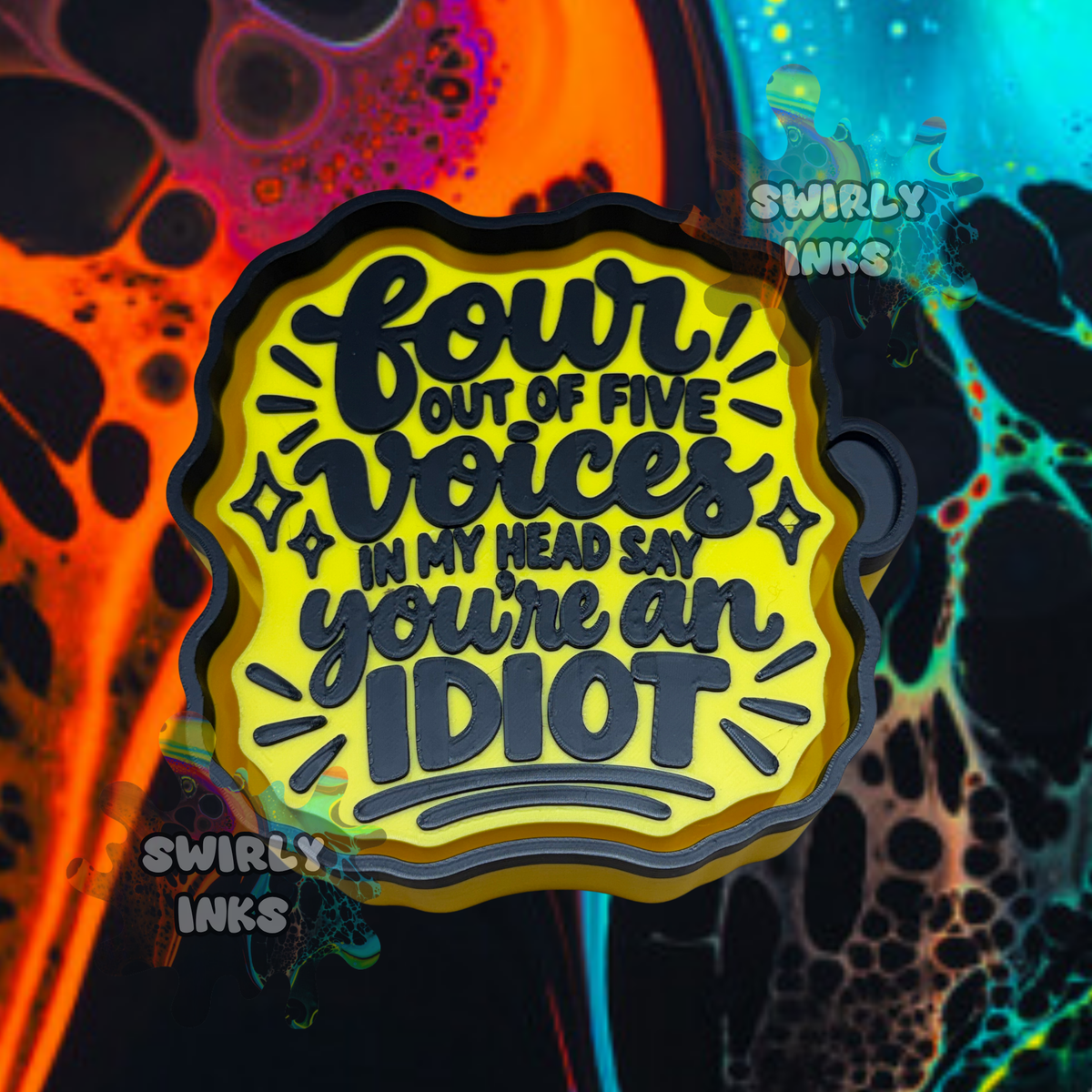 Voices in My Head Freshie Mold