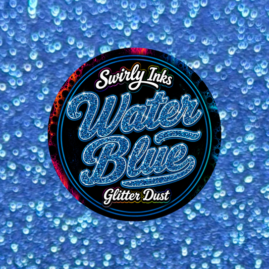 Water Blue Glitter Dust 1oz