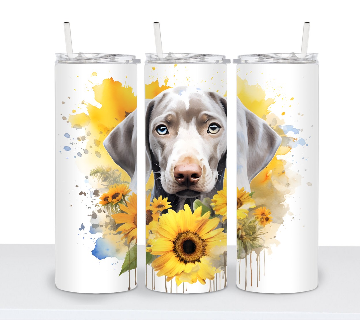 Dogs with Sunflowers Continued