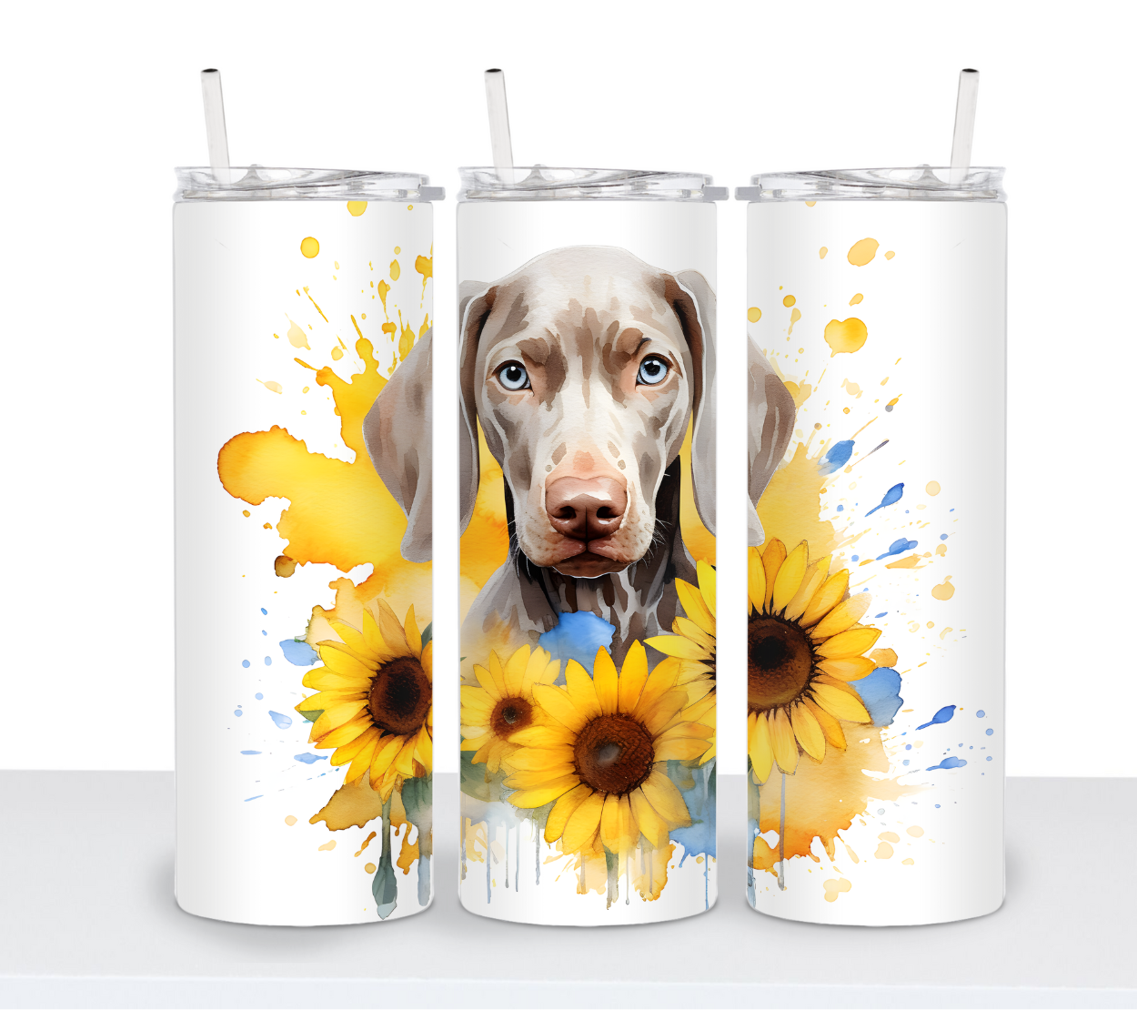 Dogs with Sunflowers Continued