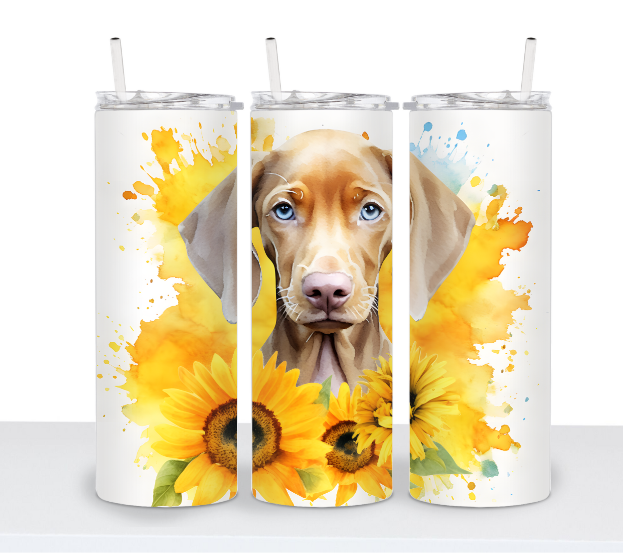 Dogs with Sunflowers Continued