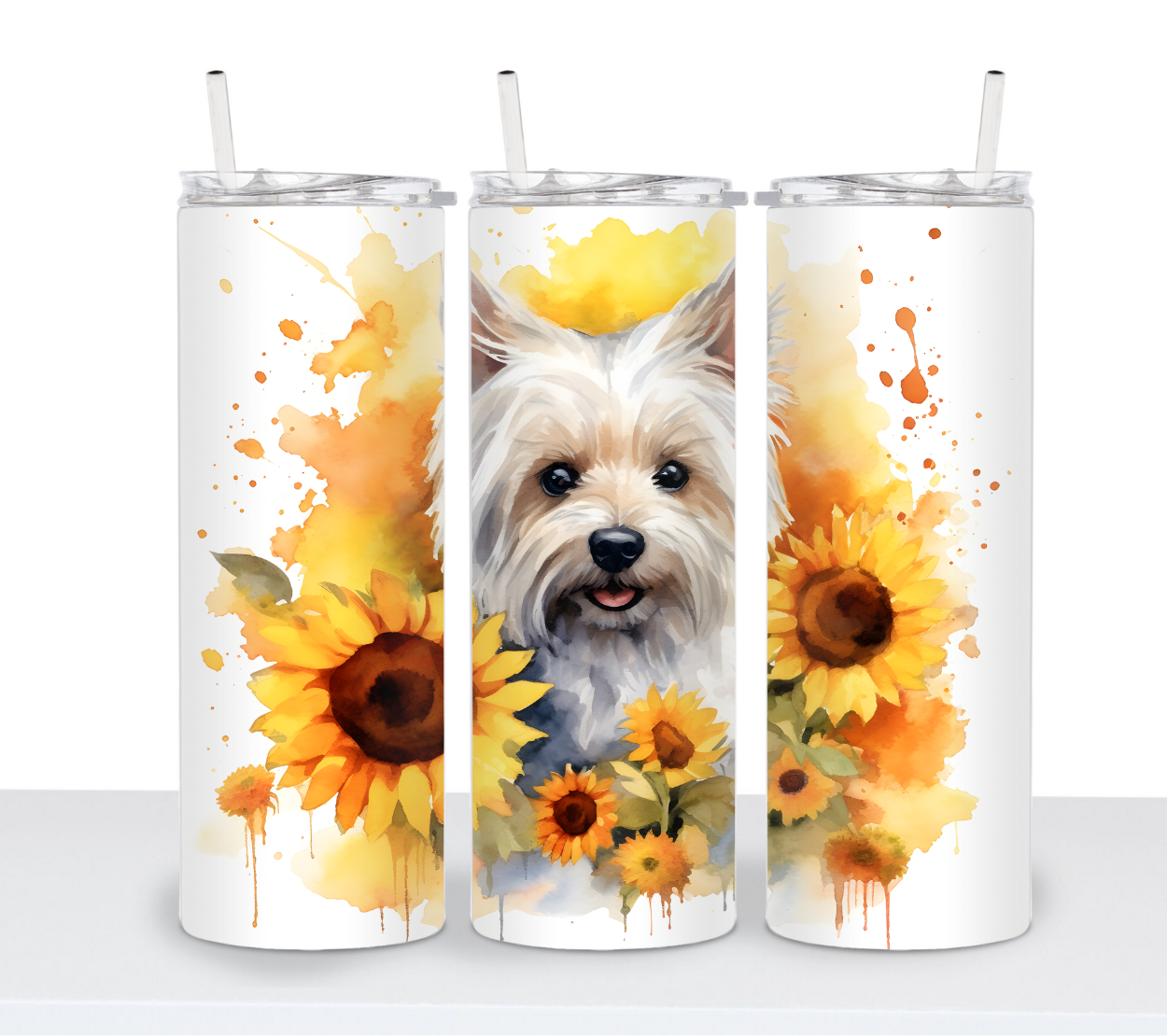 Dogs with Sunflowers Continued