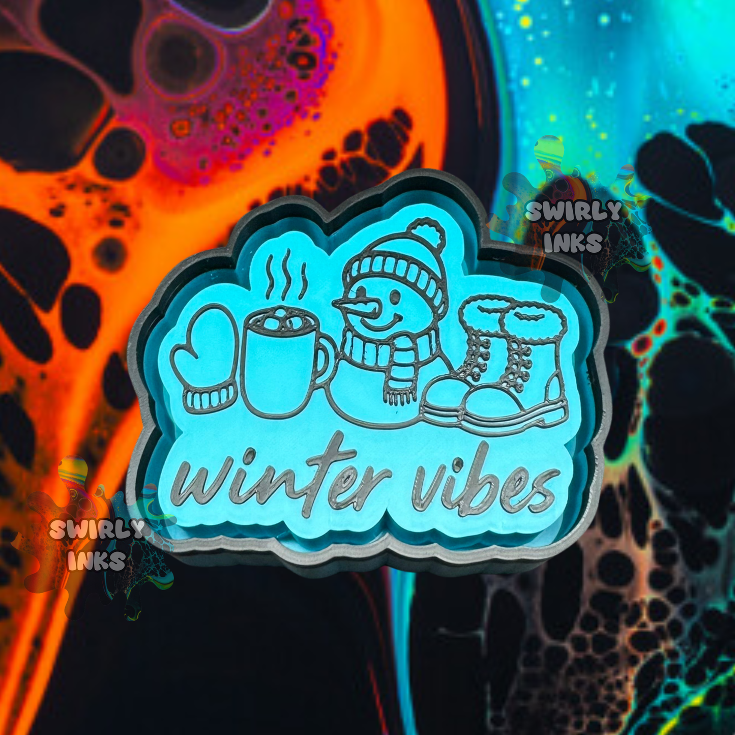 Winter Vibes Freshie Mold