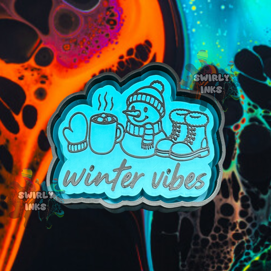 Winter Vibes Freshie Mold