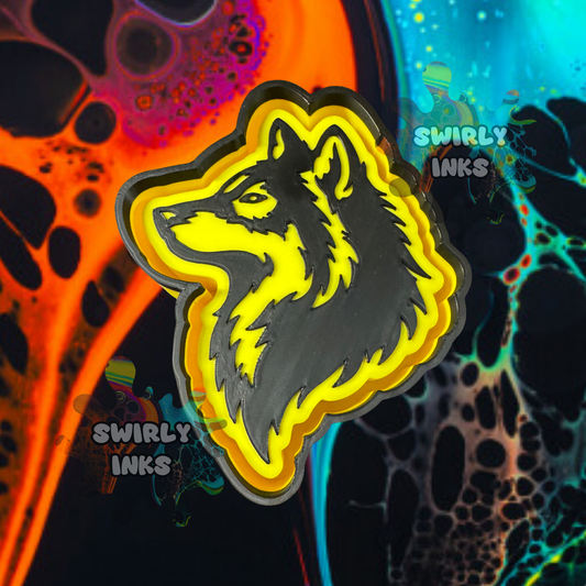 Wolf Head Profile Freshie Mold