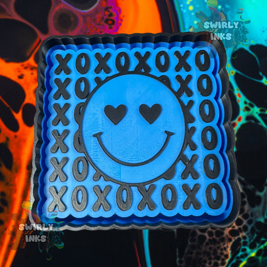 XO Smiley Face Freshie Mold