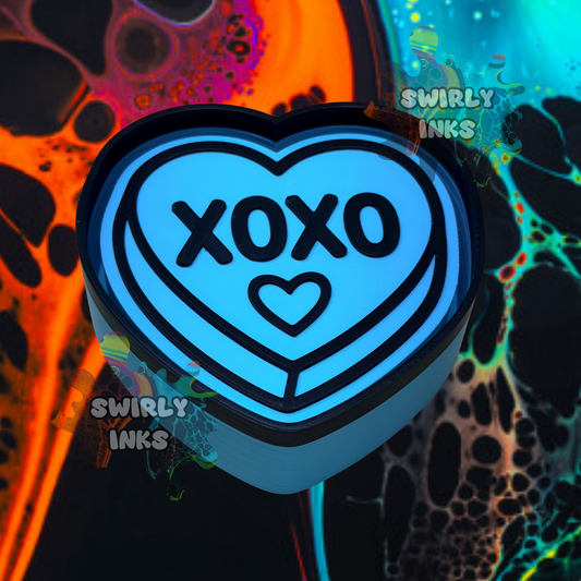 XOXO Heart Box Freshie Mold