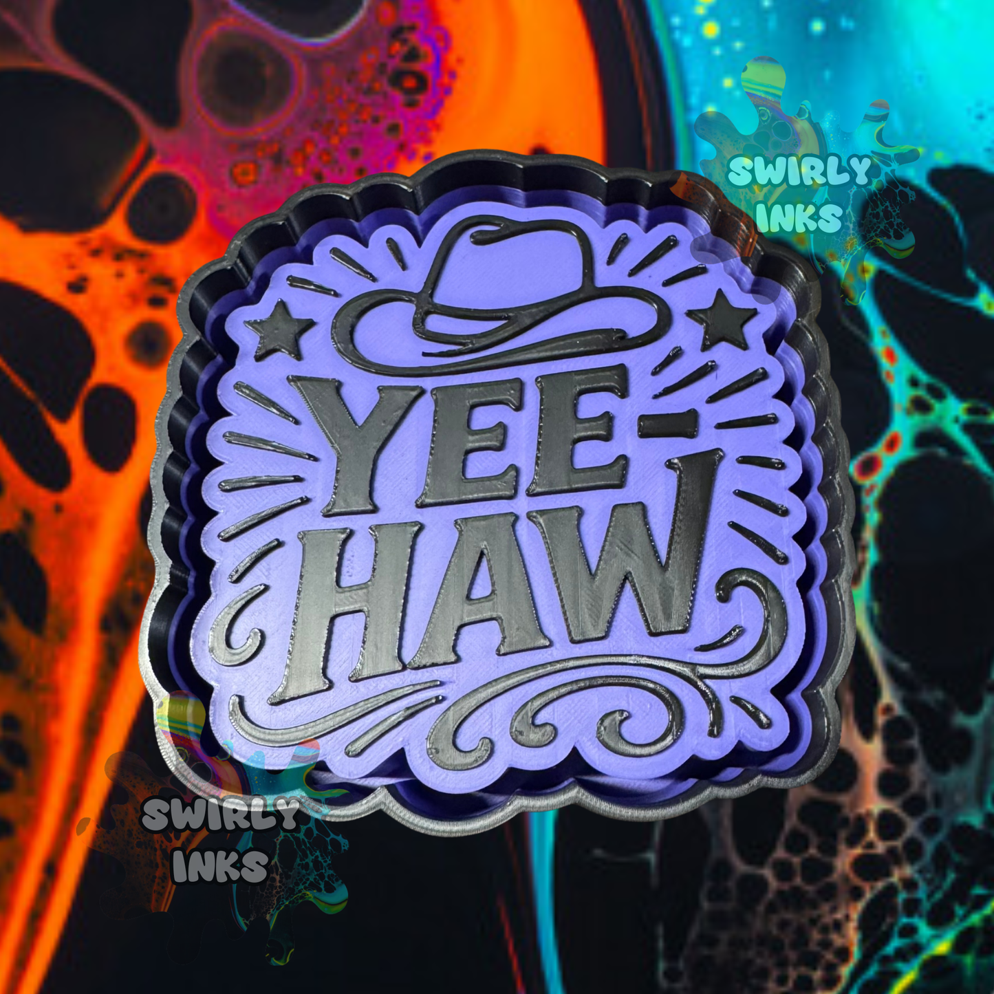 Yee Haw Cowboy Hat Freshie Mold