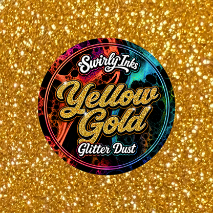 Yellow Gold Glitter Dust 1oz