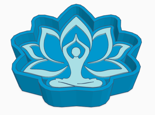 Yogi Lotus Freshie Mold