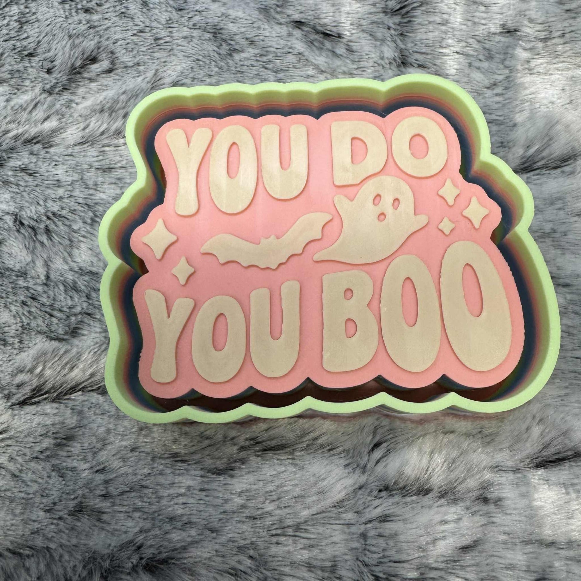 Doing Boo You Do You Boo Solid Words Freshie Mold – Swirly Inks N Glittered Designs