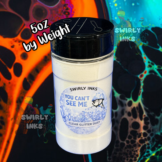 You Can't See Me Clear Glitter Dust 1oz