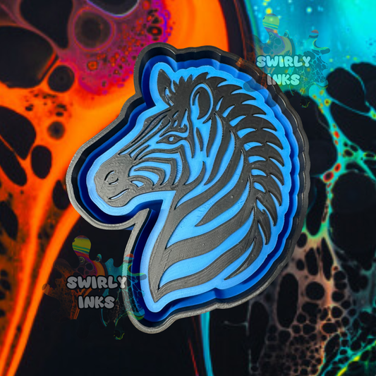Zebra Head Freshie Mold