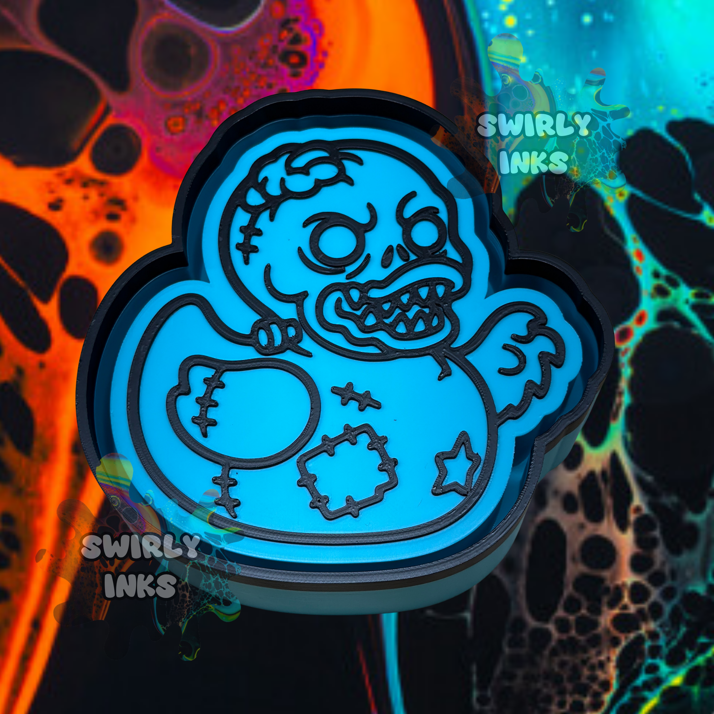 Zombie Duck Freshie Mold