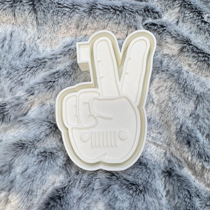 Peace Jeep Freshie Mold