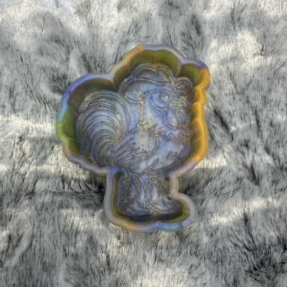 Rooster Cowboy Freshie Mold