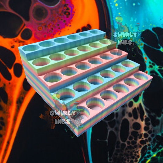 Paint Bottle Organizer Holds 30 Bottles