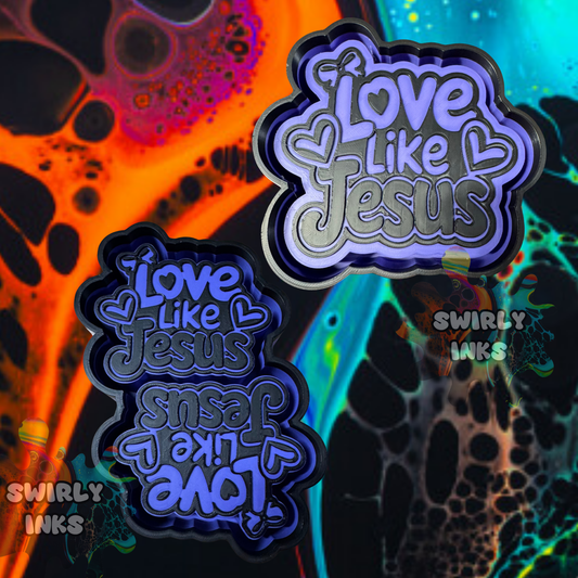 Love Like Jesus Set Freshie Mold