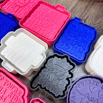 Freshie Silicone Mold Bundle of 20 Random Sayings