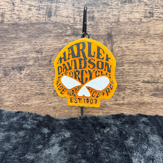 Orange Patchouli - Motorcycle Head Car Freshie