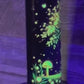 Yellow Fairy Tumbler - Black light Activated Ink.