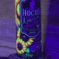 Witches Needed Tumbler - Black light Activated Ink.