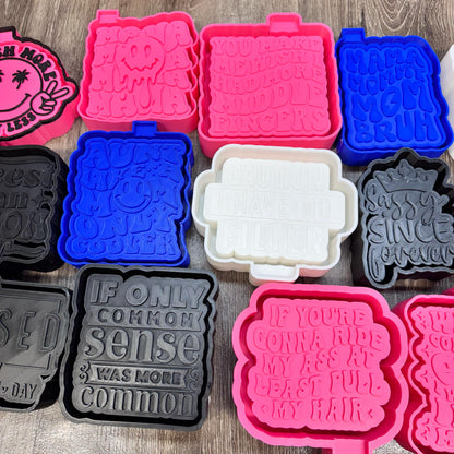 Freshie Silicone Mold Bundle of 20 Random Sayings