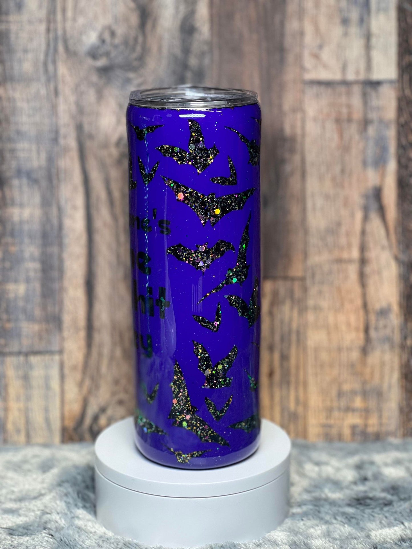 20oz "Everyone's Gone Bat Shit Crazy" Bat Peek-A-Boo Tumbler