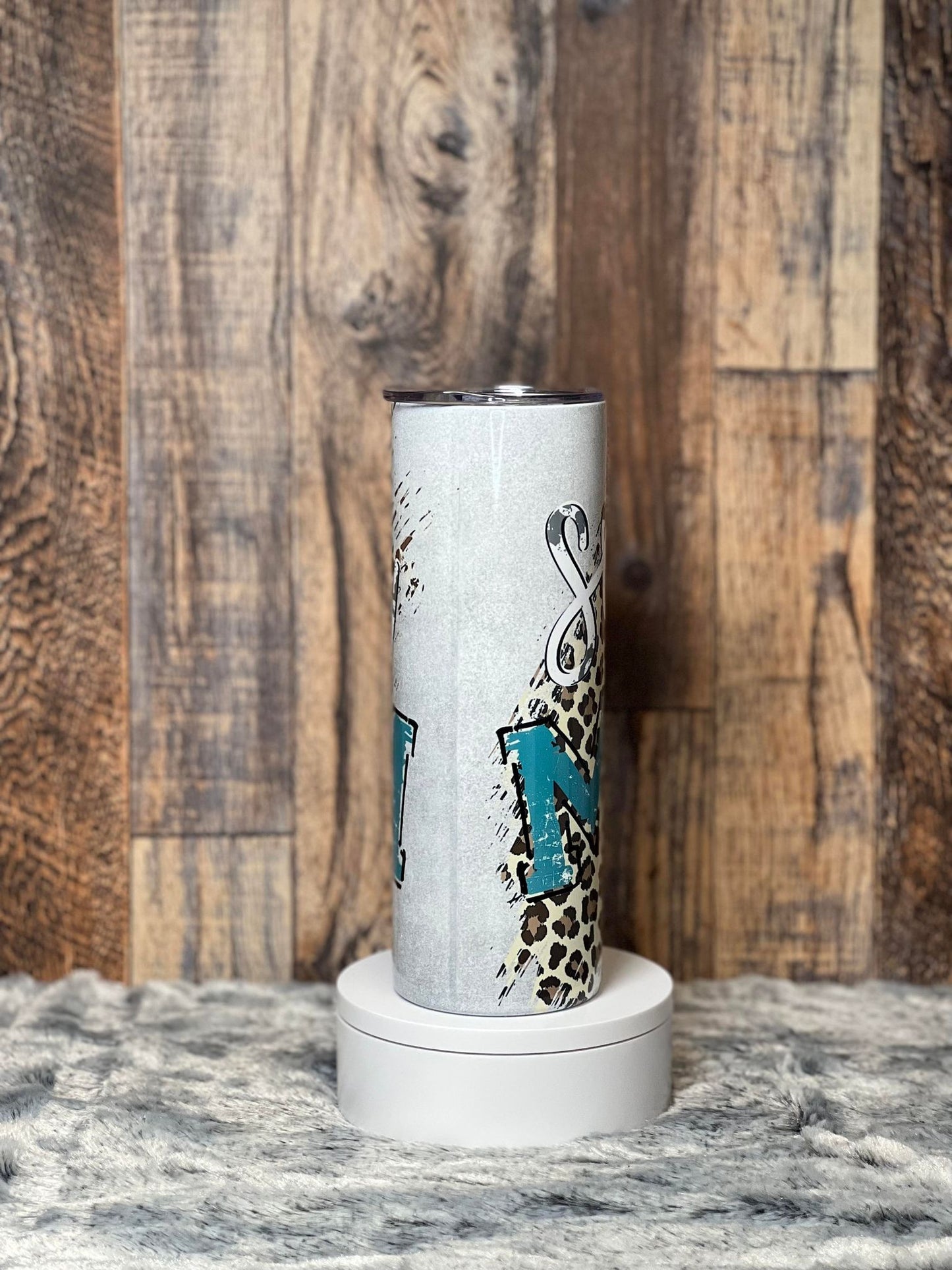 Soccer Mom Leopard Tumbler