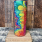 20oz Tumbler Rhinestoned Groovy Colorful Sublimated Pattern